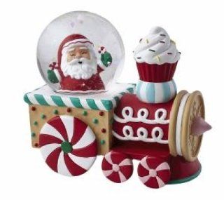 Hallmark Santa in Whimsical Train Snow Globe  