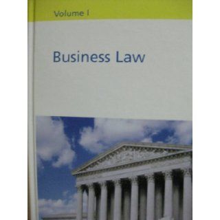 Business Law (Volume 1) Henry Cheeseman 9780536471550 Books