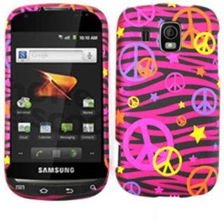 For Samsung Transform Ultra M930 Case Cover   Peace Signs Pink Zebra Stars Rubberized Pink Yellow Orange Purple TE322 S Cell Phones & Accessories