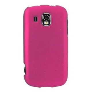 Rubberized Hot Pink Snap On Cover for Samsung SPH M930 Cell Phones & Accessories
