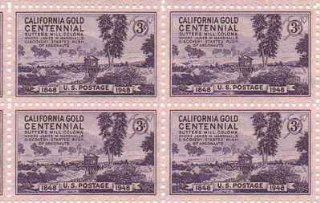 California Gold Centennial Set of 4 x 3 Cent US Postage Stamps NEW Scot 954 