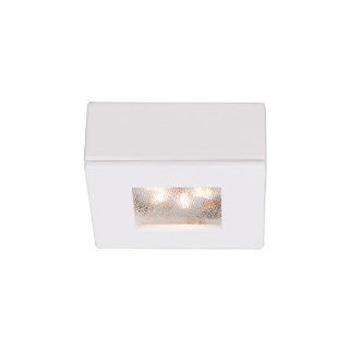 WAC Lighting HR LED87S CH LED Square Button Lights 3000K, Chrome   Under Counter Fixtures  