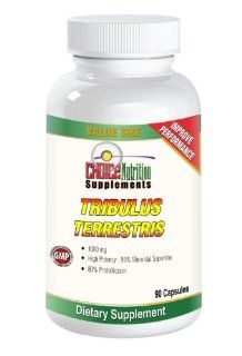 Tribulus Terrestris   1000mg   High Potency   95% Steroidal Saponins   80% Protodioscin   Improve Performance, Libido, and Stamina   90 Capsules   3 Month Supply Health & Personal Care