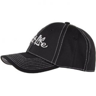 Salt Life Signature Technical Hat ONE SIZE Black Baseball Caps Clothing