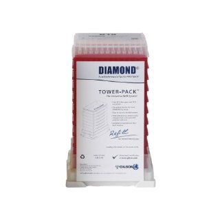 Gilson Pipetman F167101 Standard Diamond Autoclavable Pipette Tip, Tower Pack, 0.1 10L Volume Range (Pack of 960)