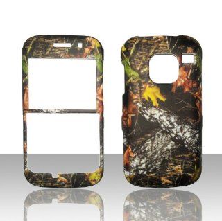 Camo Stem Nokia Straight Talk E5 3G Smart Phone Case Cover Hard Phone Case Snap on Cover Rubberized Touch Faceplates Cell Phones & Accessories