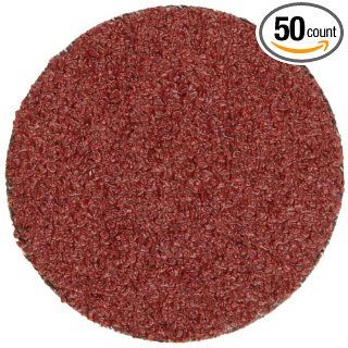 3M Roloc Disc 963G TR, YN Weight Polyester Cloth, Ceramic Grain, Wet/Dry, 2" Diameter, 36 Grit (Pack of 50) Quick Change Discs