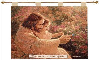 Greg Olsen "Precious in His Sight" Tapestry Wall Hanging 26" X 36"  