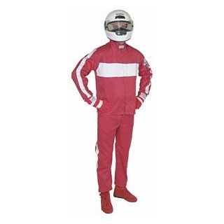 G Force 4381LRGRD GF 105 Red Large Single Layer Racing Jacket Automotive