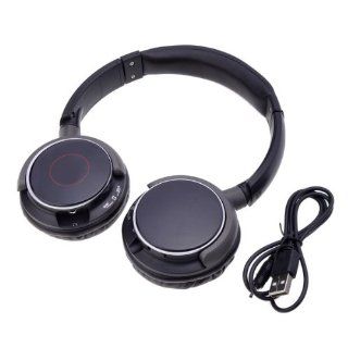 Wireless Bluetooth Stereo Headphones Headset BT 967 Black + USB Cable Electronics