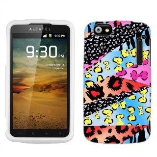 Alcatel One Touch 960c Safari Skin Motley Phone Case Cover Cell Phones & Accessories