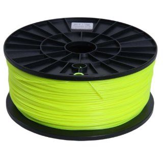 1.75mm ABS Filament 1kg/2.2lb Fluorescence Yellow for 3D Printers Reprap, MakerBot Replicator 2, Afinia, Solidoodle