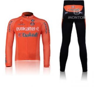 2013 Style Cycling Jersey Set Long Sleeve Jersey Tenacious Life / Windproof / for Winter Clothing