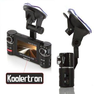 Koolertron 2.7Inch F20 Double Lens 1440*1280 720P HD Car Vehicle Video Recorder With USD HDMI TV Por/G sensor/MIC/Speaker  Vehicle Backup Cameras 