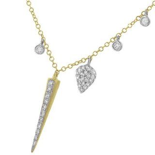 Meira T Pave Diamond Necklace Jewelry