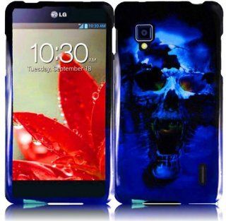 LG Optimus G LS970 Sprint ( Sprint ) Phone Case Accessory Icey Skull Hard Snap On Cover with Free Gift Aplus Pouch Cell Phones & Accessories
