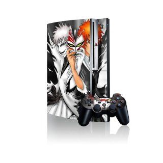 Japanese Anime bleach Design Vinyl Skins for Playstation3 Slim (Ps3 Slim) Game Console Protector Art Decal Sticker(including 2 Controller Skins) Video Games