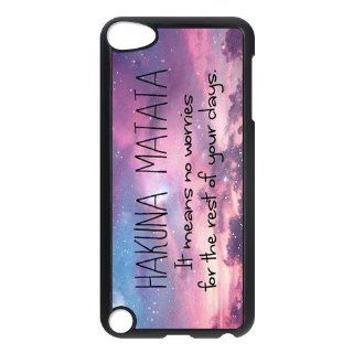 Custom Hakuna Matata Case For Ipod Touch 5 5th Generation PIP5 970 Cell Phones & Accessories