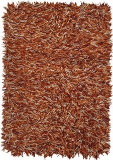 Cyrah Collection Hand Woven Contemporary Shag Rug (5' x 7'6) by Chandra Rugs   Area Rugs
