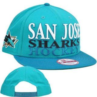 New Era 9Fifty 950 NHL Tonal Sport Snapback Hat Cap Flat Bill San Jose Sharks  Sports Fan Baseball Caps  Sports & Outdoors