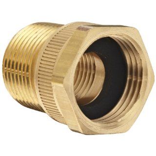 Dixon BMA976 Brass Fitting, Adapter, 3/4" GHT Female x 3/4" NPTF Male Industrial Hose Fittings