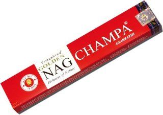 Golden Nag Champa Incense (Agarbathi)  