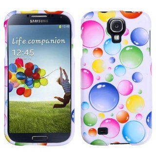 MYBAT SAMSIVHPCIM953NP Slim and Stylish Snap On Protective Case for Samsung Galaxy S4   Retail Packaging   Rainbow Bigger Bubbles Cell Phones & Accessories