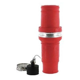 Single Pole Connector, Male, 1.13 In, Red