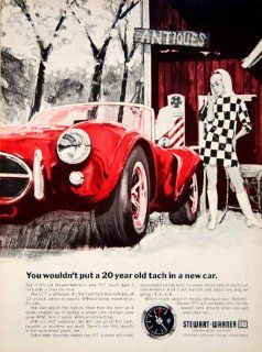 1968 Ad Stewart Warner 977 Tachometer Dash Auto 1826 Diversey Pkwy Dr Chicago IL   Original Print Ad  