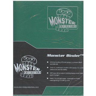 Monster Binder   9 Pocket Matte Forest Green Album   Holds 360 Yugioh, Magic, and Pokemon Cards Toys & Games