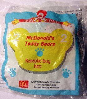 Karaoke Boy Ken McDonald's Teddy Bears Happy Meal Toy Toys & Games