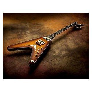 Dean V 79 Electric Guitar, Set Neck, Cherry Sunburst Musical Instruments