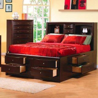 Phoenix Queen Bed Storage by Coaster Furniture Furniture & Decor