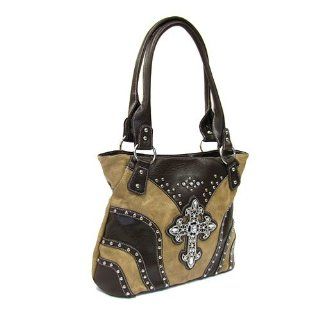 Cs 960 Sw9 Lcr Western Cross Handbag Tan  Cosmetic Tote Bags  Beauty