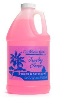 Caribbean Gem Banana & Coconut Oil Jewelry Cleaner 1 Gallon, Safe for All Jewelry As Seen on   Home And Garden Products  