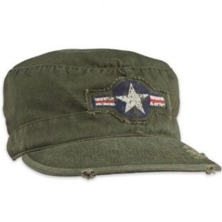 Vintage Olive Drab "Army Corp" Fatigue Cap Military Apparel Accessories Clothing
