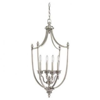Sea Gull Lighting 51350 965 4 Light Hall and Foyer Pendant, Brushed Nickel   Ceiling Pendant Fixtures  