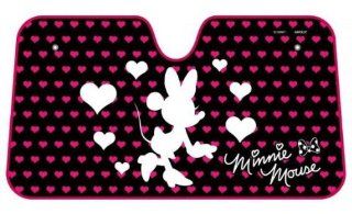 Minnie Mouse Car Front Windshield Sunshade Hearts Print 