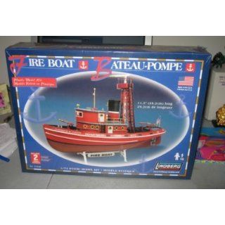 Lindberg 1/72 Fire Boat Model Kit Toys & Games