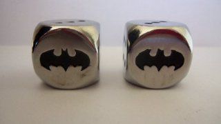 Black Batman Custom Metal Engraved Dice 