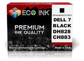 ECO INK  Compatible / Remanufactured for Dell Series 7 (1 Black) CH883 DH828 Dell 966, Dell 968, Dell 968W