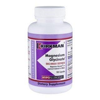 Magnesium Glycinate   Bio Max Series 100 Capsules   Kirkman Health & Personal Care