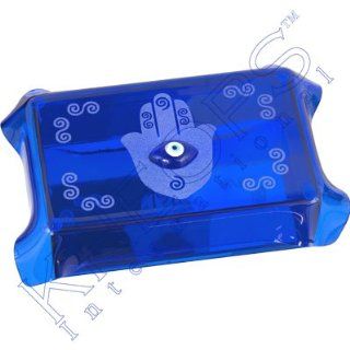 Glass Tarot Box Fatima Hand Cobalt Blue  Other Products  