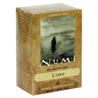 Numi Dry Desert Lime Herbal Tea 18 bags  Grocery Tea Sampler  Grocery & Gourmet Food