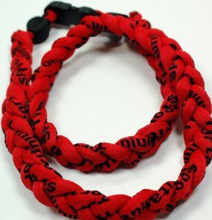 NEW 18" Kids Size Red 3 Rope Tornado Necklace With Case Sports & Outdoors