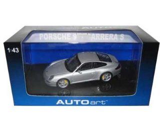 Porsche 911 997 Carrera S Silver 1/43 Autoart Diecast Model Car Toys & Games