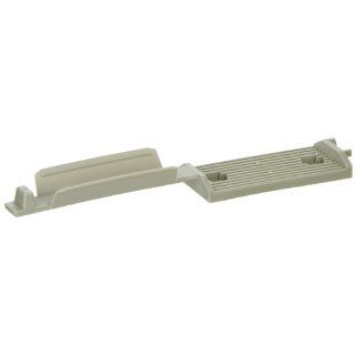 Panduit FCM2 S6 C14 Latching Flat Cable Mount, Screw Mounted, #6 Screw Mounting Method, Gray, 1.53" Hole Spacing, 2.05" Cable Width, 2.22" Width, 5.06" Length (Pack of 100)