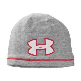 Under Armour Men's Armour Fleece Beanie One Size Fits All True Gray Heather  Skull Caps  Sports & Outdoors