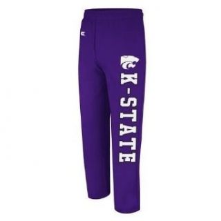 NCAA Kansas State Wildcats Automatic Fleece Pants   Purple  Shorts  Clothing