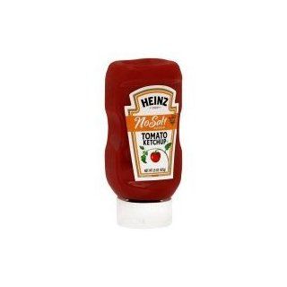 Heinz No Salt Added Tomato Ketchup, 15 Ounces  Low Salt Foods  Grocery & Gourmet Food